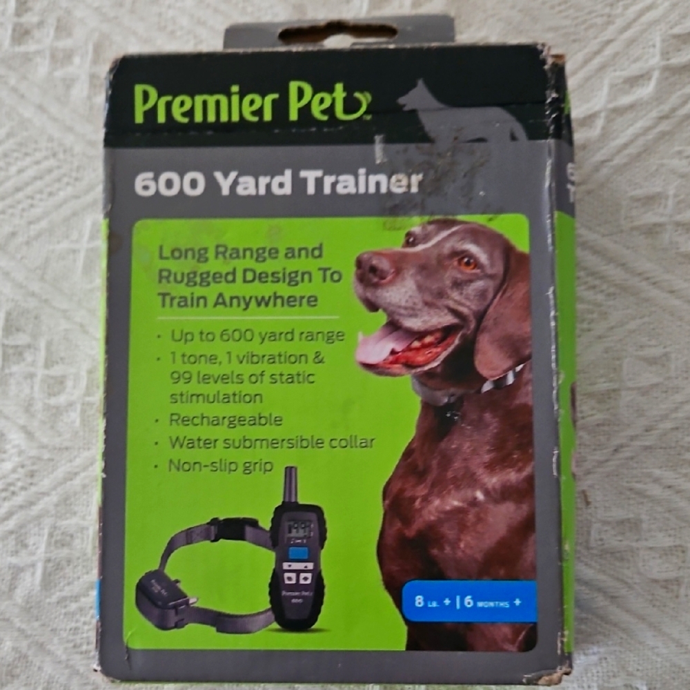 Premier Pet Long Range Dog Collar for Training 600 Yards Trainer